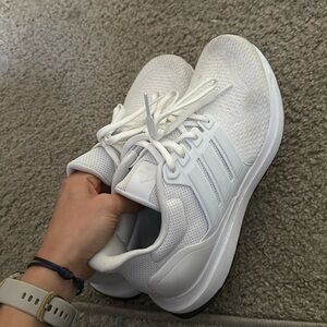 White adidas sneakers